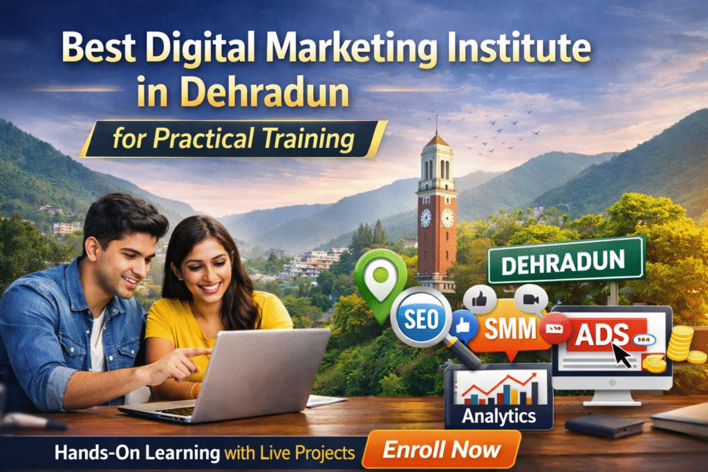 Best Digital Marketing Institute in Dehradun for Practical Training