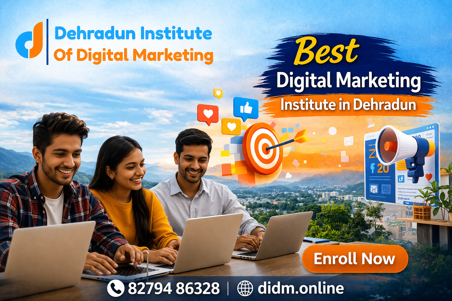 Best Digital Marketing Institute in Dehradun