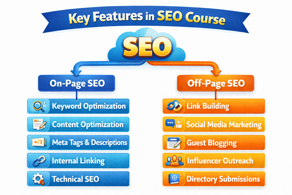 Key Features of the Best SEO Course in Dehradun